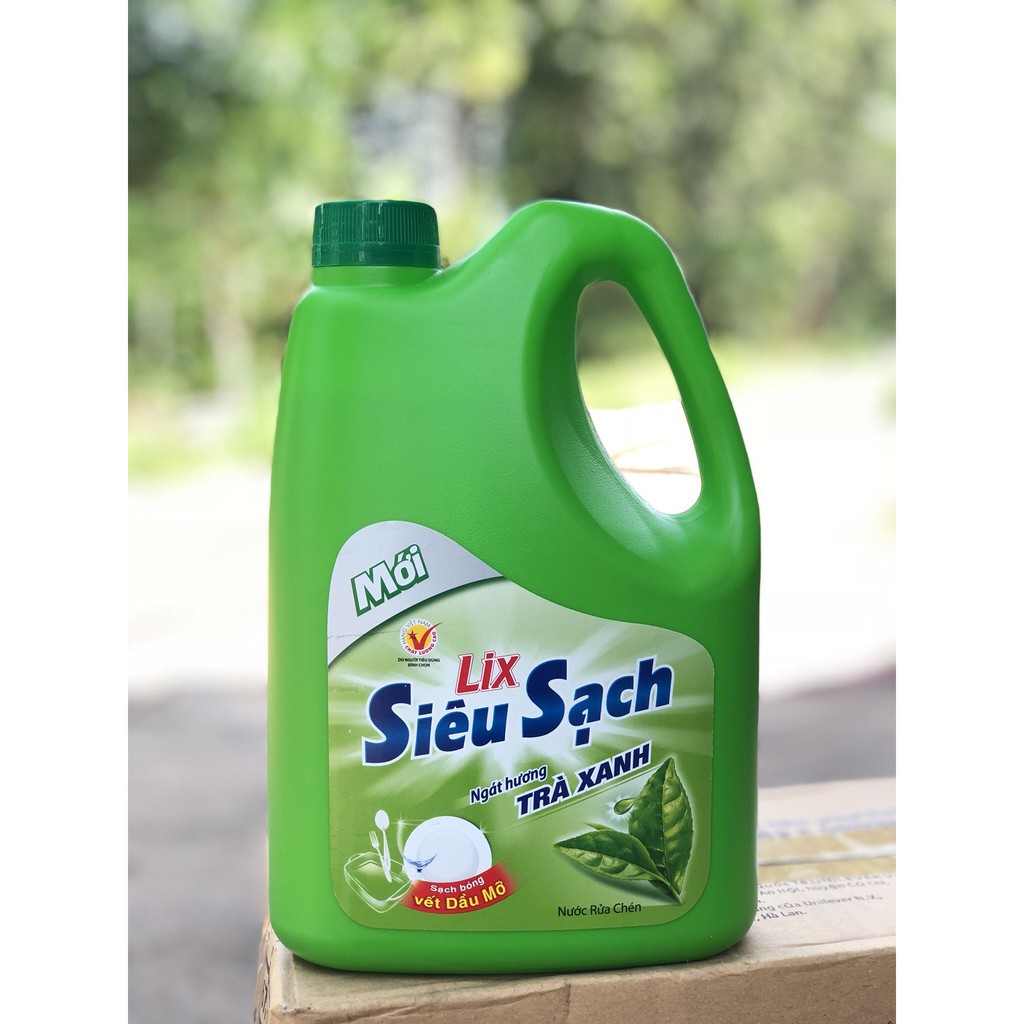 Nước Rửa Chén Lix 4L Siêu Sạch Trà
