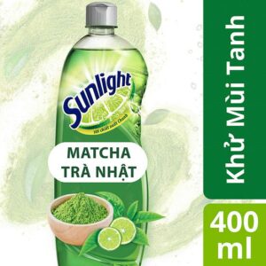 Nước Rửa Chén Sunlight Trà xanh 400g