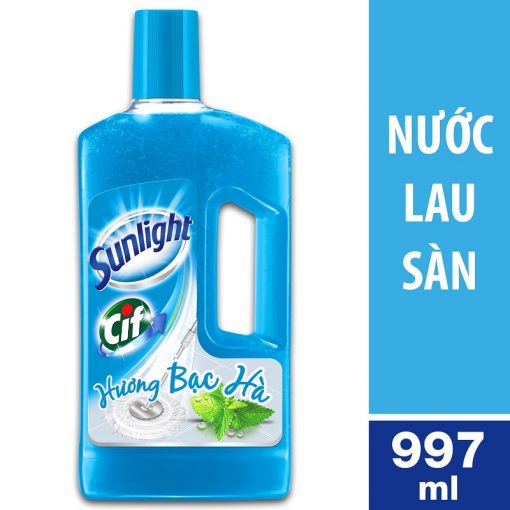 Vim lau sàn Sunlight Bạc Hà 1kg