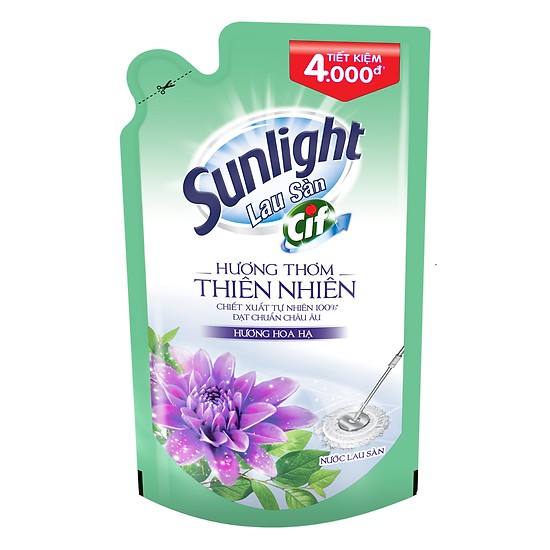 Vim lau sàn Sunlight Hoa Hạ túi 1kg